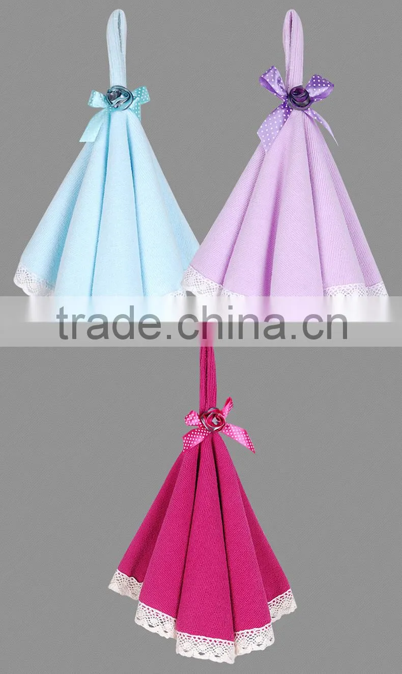 hot sale lovely absorption microfiber hand dry towel wholesale hand towel terry