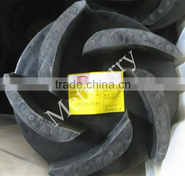 High quality AH series Slurry pump parts impeller