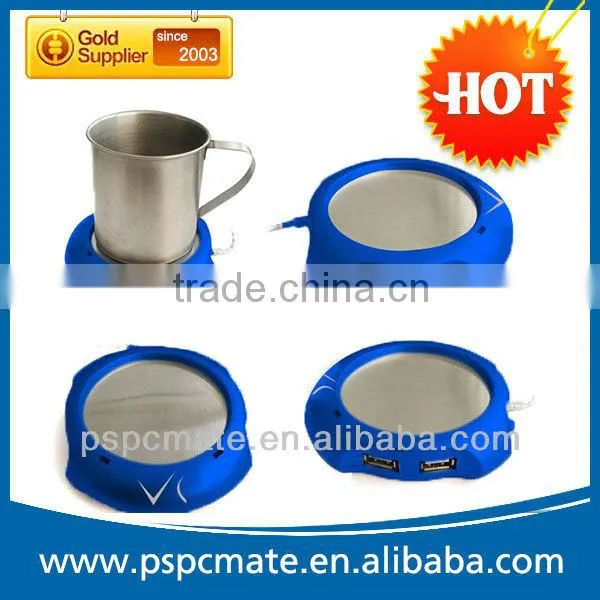 usb cup heater with 4 port 2.0 hub