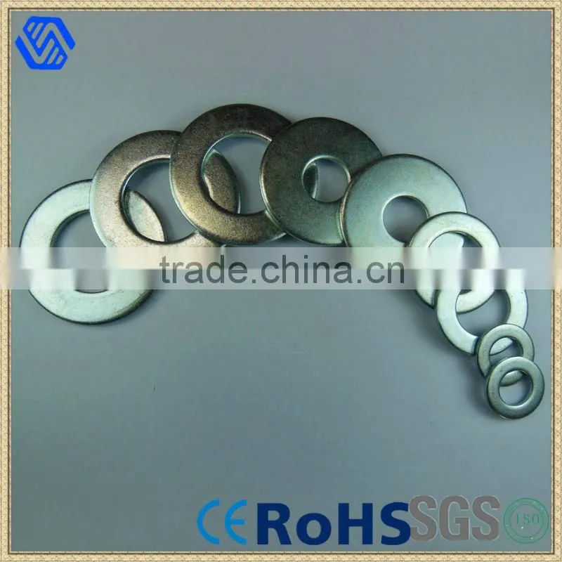 High Quality! zinc plated carbon steel flat washer DIN125A