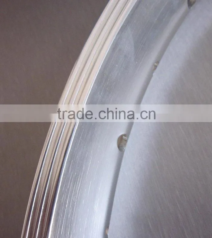 Mirror polished treatment motorcycle wheel rim/A type spoke rim
