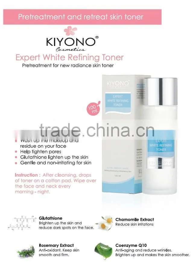 "KIYONO" WHITENING REFINING MOISTURIZER FOR BRIGHTENING SKIN TONER 100 ml