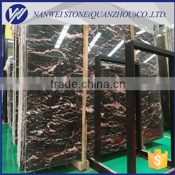 gold coral marble business building black floor tiles,stair slate