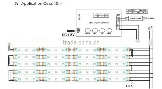 Remote RGB wifi led controller,wireless led controller