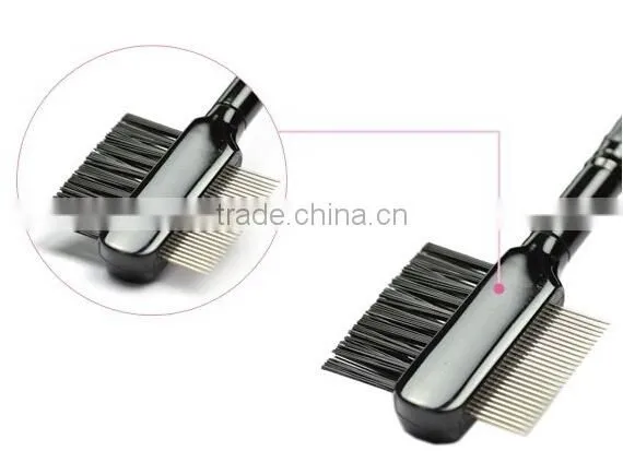 personalized double/two sideded makeup eyebrow brush