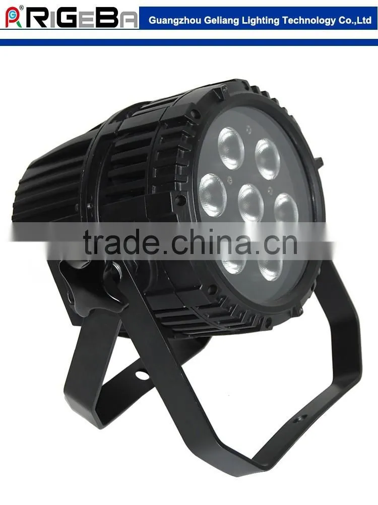 Best selling die cast aluminum CE led par light 7x10w RGBW 4 in 1 mini outdoor Waterproof IP65 lamp led par can light