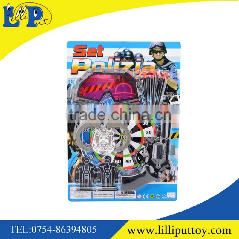 Newest soft shooting bullet gun police set toy for kid