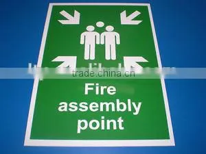 cheap but quality plastic ''FIRE ALARM CALL POINT'' sign (M-CS080)