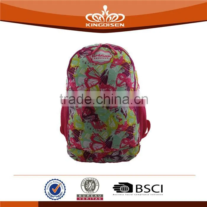 elegant style 17 inch girls leisure backpack