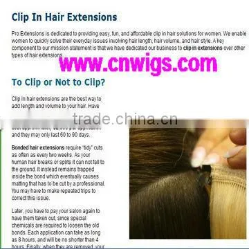 Highlight Premium quality clip hair extension