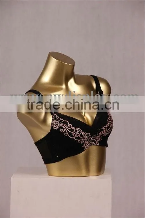 Underwear Mannequin Torso Collection in golden color