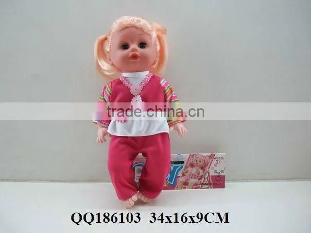 Girl doll, funny doll toy, plastic doll for kids