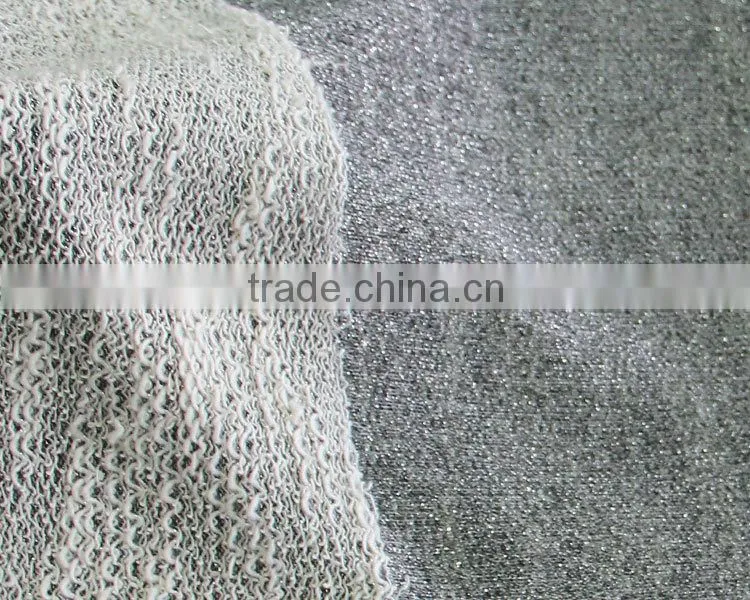 women fashion french terry silk cotton fabric