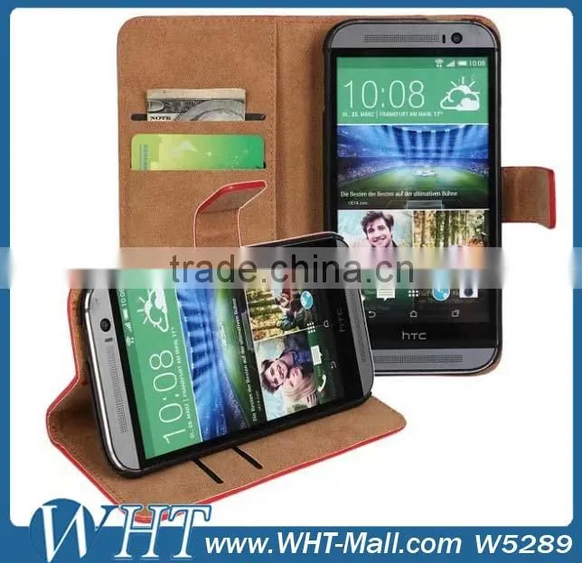 Smooth Skin Wallet Case with Card Slots Leather Cover for HTC One 2 M8 Alibaba Express