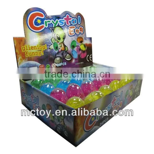 Factory supplier wholesale popular Crystal Egg crystal gift crystal slime toys putty slime