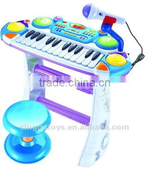 37 keys kids electric piano toys with microphone