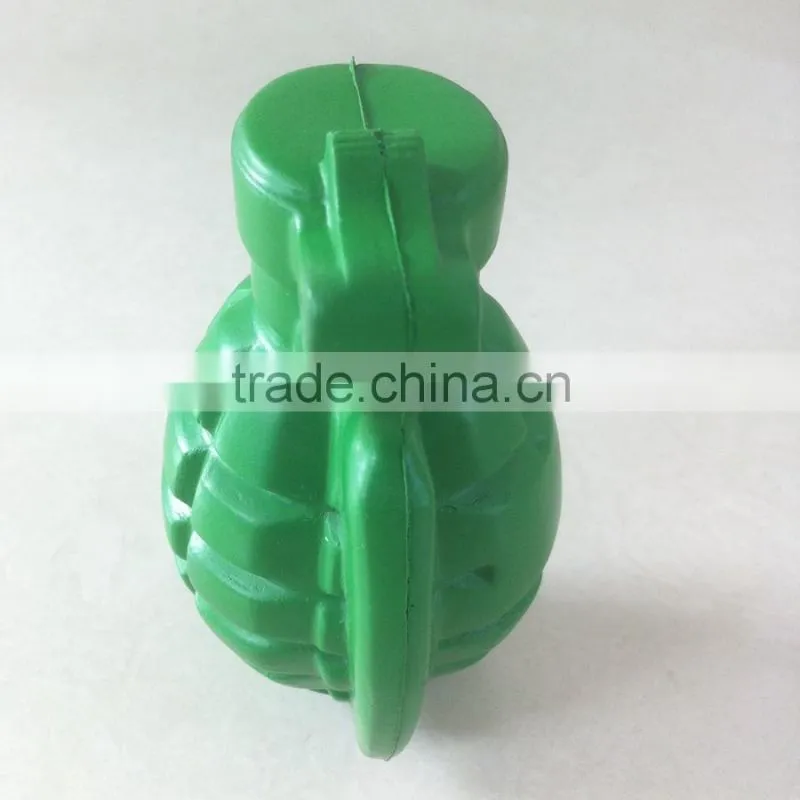 green grenade pu anti stress ball
