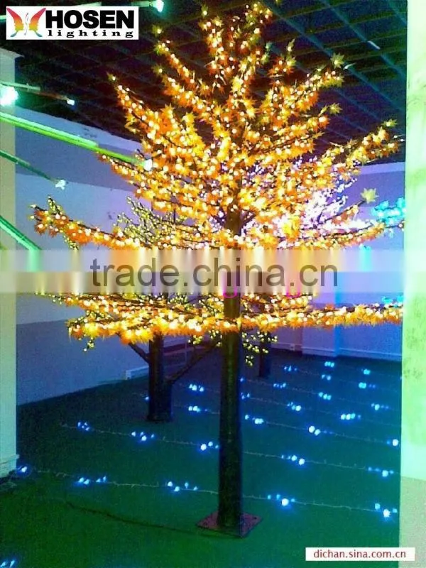 indoor decoration led maple tree lighting