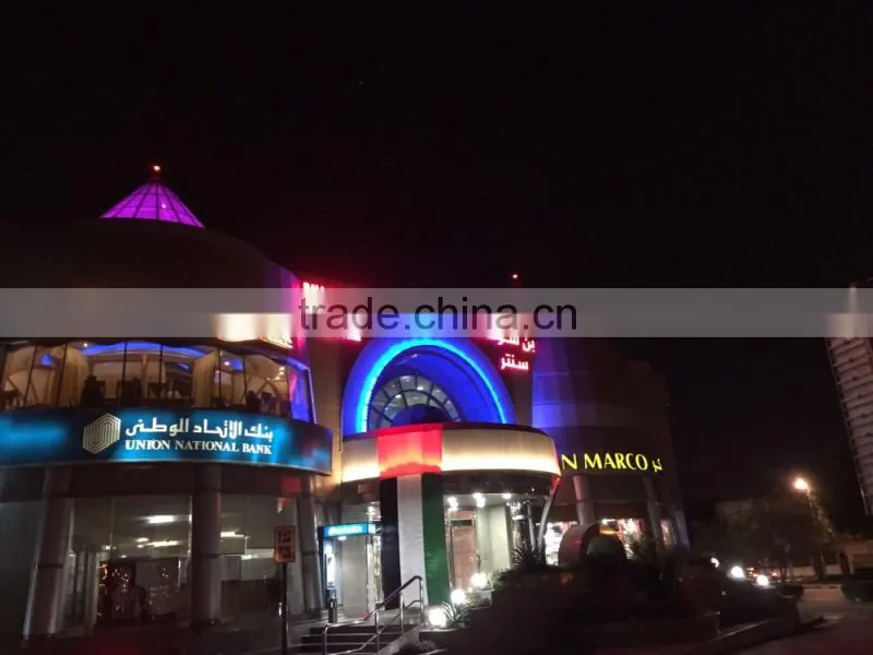 Glareless High power LED facade lighting wallwasher IP65 CE certification