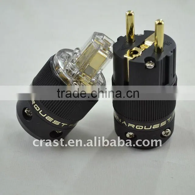 Audiocrast 24K Gold Plated SCHUKO Power Connector