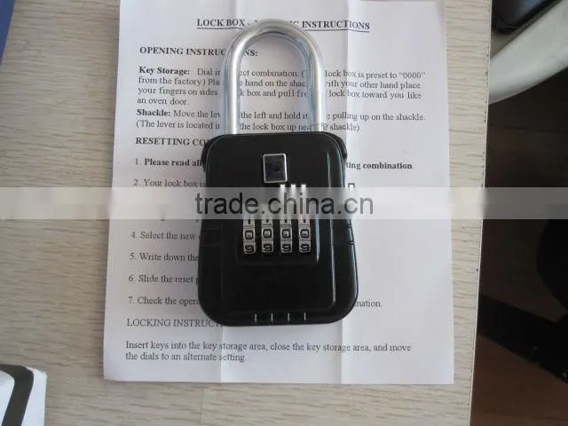 Keysafe Safe Key Storage Box combination lock
