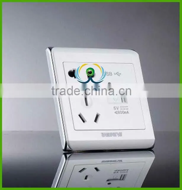 Hottest USB wall mount socket outlets