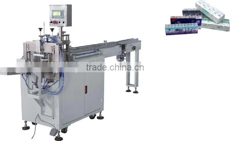 High speed handkerchief tissue multi bags packaging machine