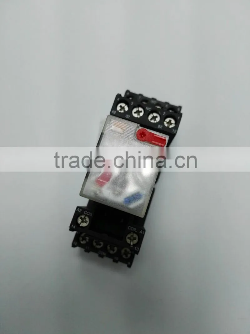 UL,TUV CE certified general purpose 14 pin with LED and test button relay