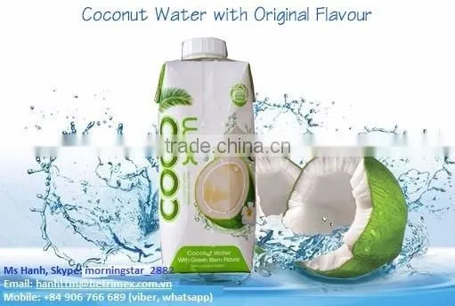 ORGANIC COCONUT WATER UHT - COMPETITIVE PRICE