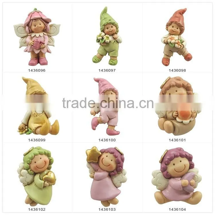 Magnet for Fridge Resin Flower Miniature Fairy Figurine