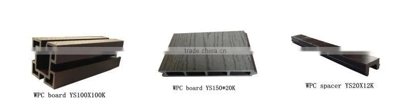 wood plastic fence