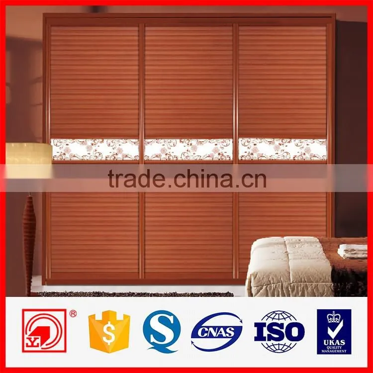 3 Door wardrobe door with aluminum from foshan