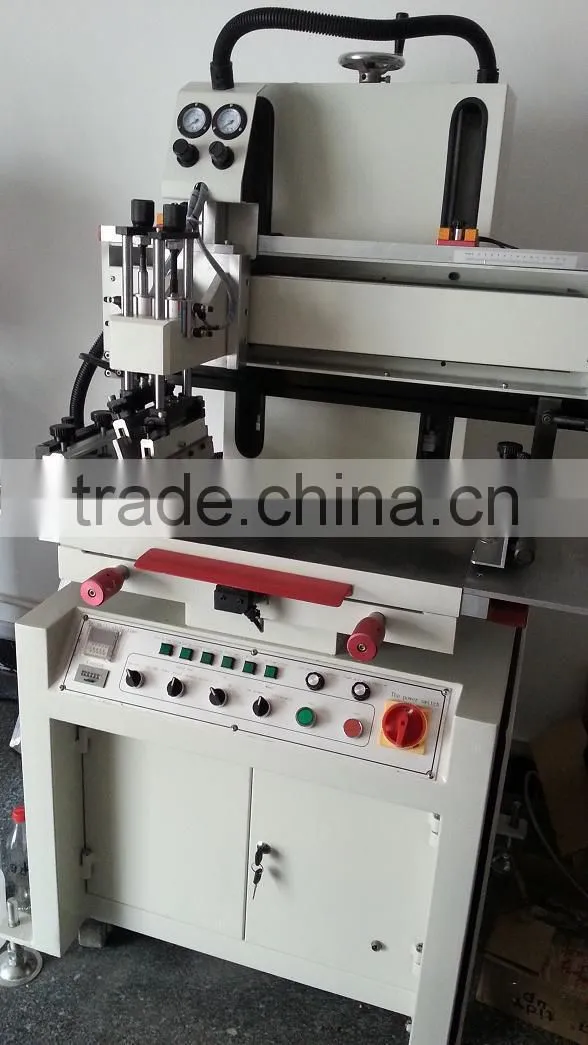 sheet/webbing screen printing machine with vacuum table