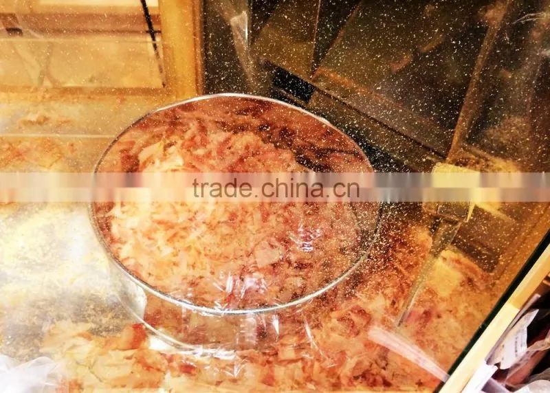 Easy processing and safety dried bonito slicer with air cylinder