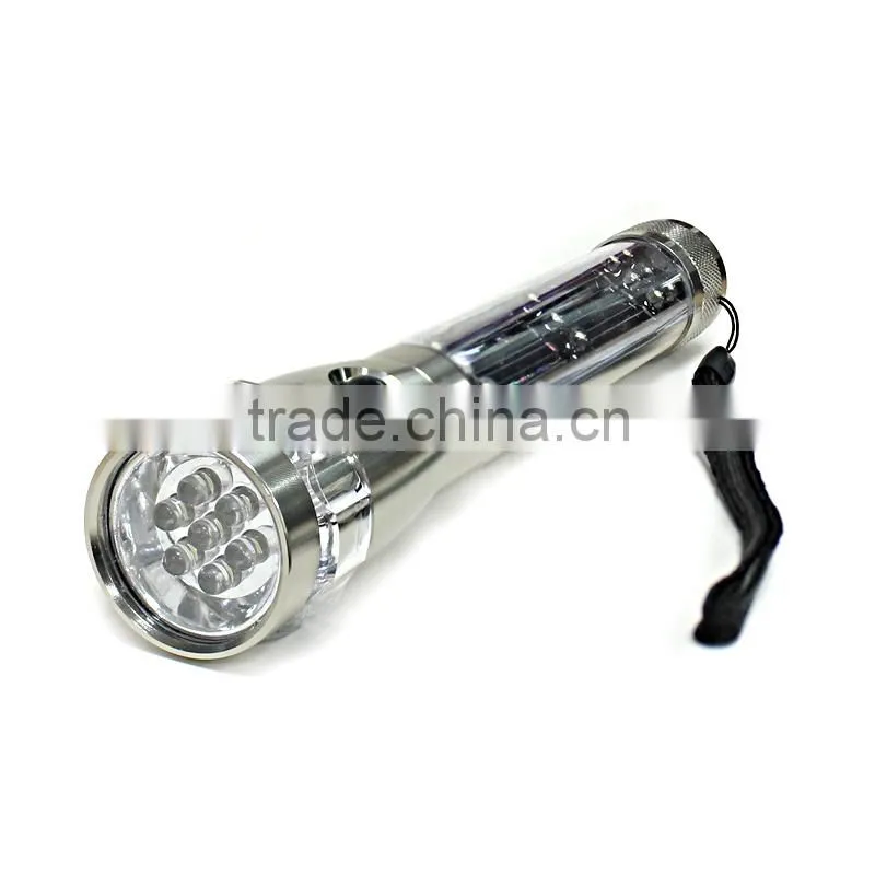 High Quality Useful Solar LED Aluminum Flshlight