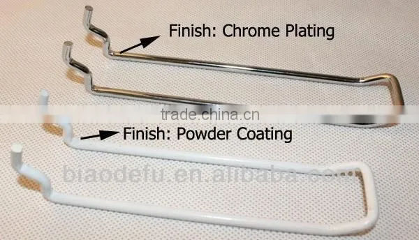 Metal Double Wire Pegboard Hook