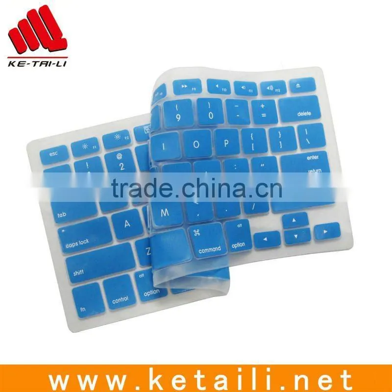 Latest high quality silicone keyboard cover for apple laptop made in China