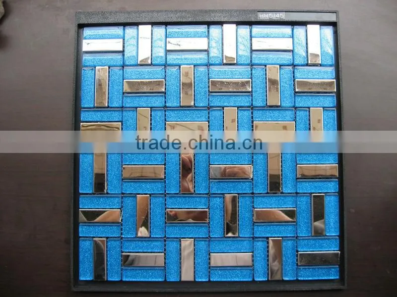 colorful mosaic tile mixed color glass mosaic tile for sale