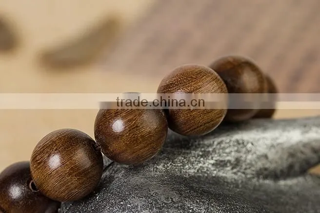 Delicate golden sandalwood Tibet Buddhism Prayer antifatigue bead bracelet