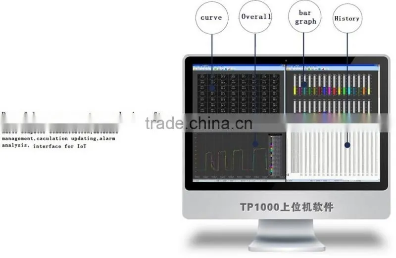 Multi-channel NAPUI130E wireless touch screen data logger