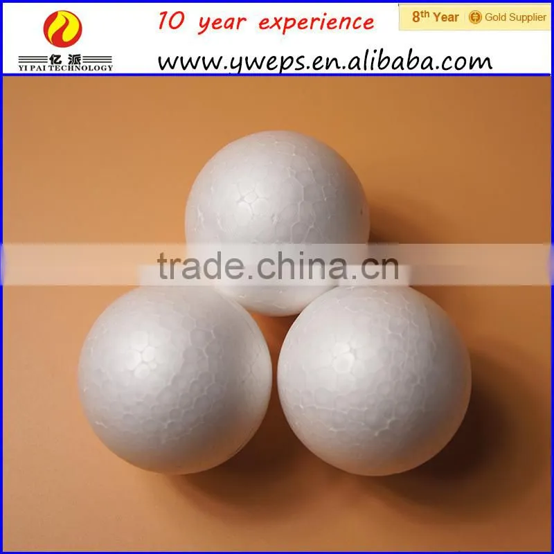 styrofoam white hollow christmas balls