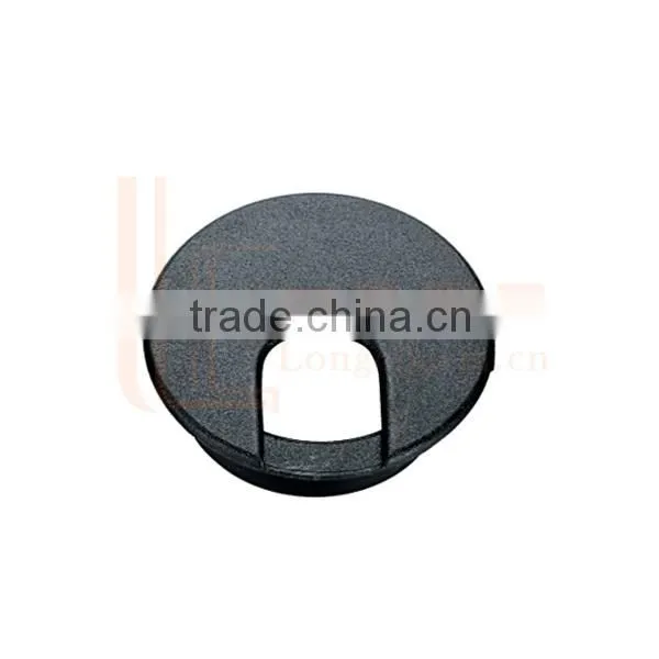black color 60mm cable hole cover/ cable grommet/desk grommet