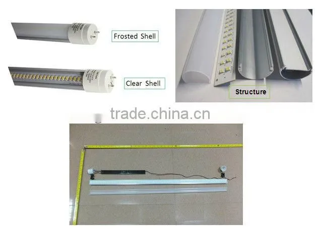 electronic ballast compatible led tube 20W 120cm T8
