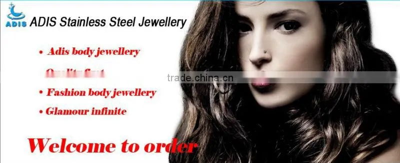 Acrylic bar ear cartilage plugs jewelry with cz stones