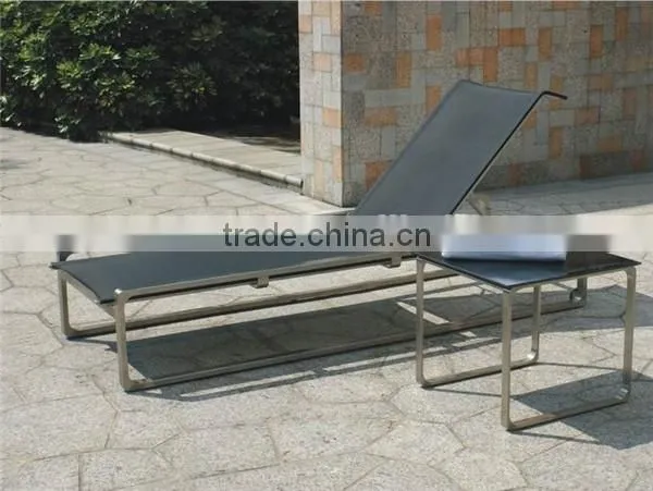 Outdoor Patio Furniture Stainless Steel Folding Leisure Sling Chair