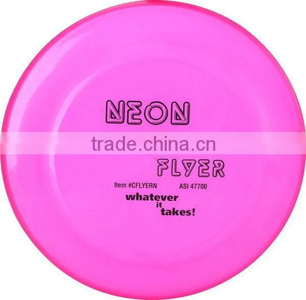 Top quality Cheapest logo printed plastic frisbee wholesale