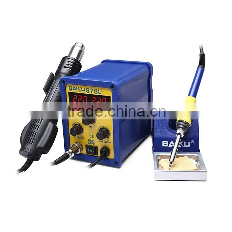 2016 BAKU New design BK878L2 Welding machine double digital rework station