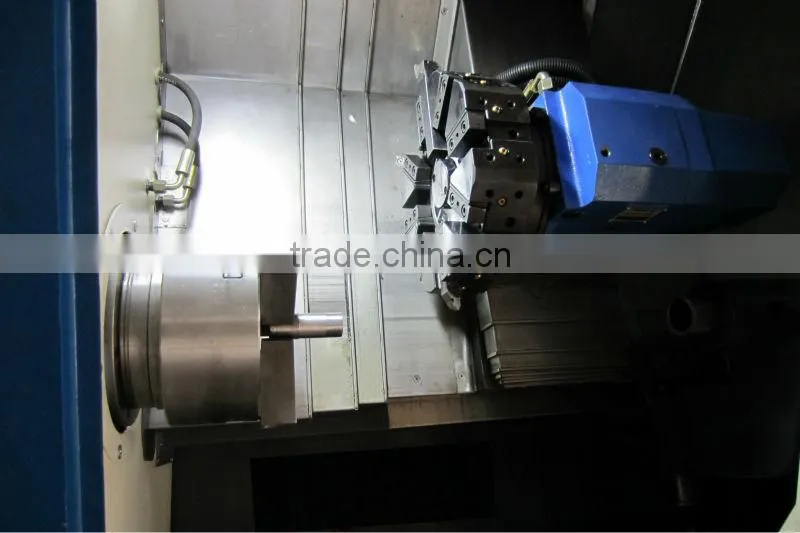 CNC650W Slant bed cnc wheel lathe for repair alloy wheels cutting machine
