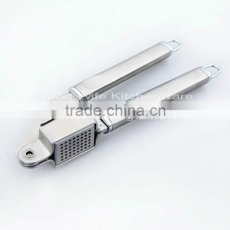 Useful kitchen tool -- stainless steel garlic press