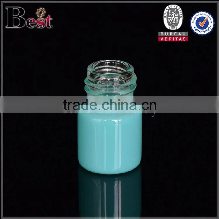 2ml blue sample packing plastic mini dropper glass bottle small glass bottles